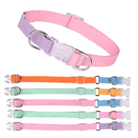 HKM-9054525 Three-Piece Set Polyester Ribbon Dog Collar with Leash and Chest Strap - Adjustable Sizes