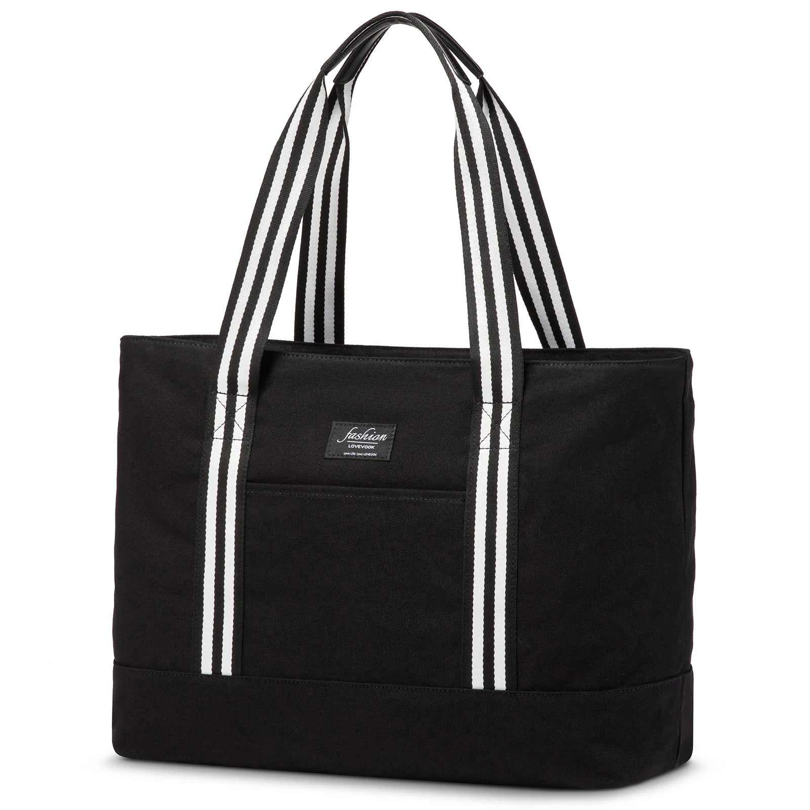 HKM-905491 Custom Fashion Canvas Laptop Bag for Women - Large Capacity Handbag for School and Business (15.6in, 17in)