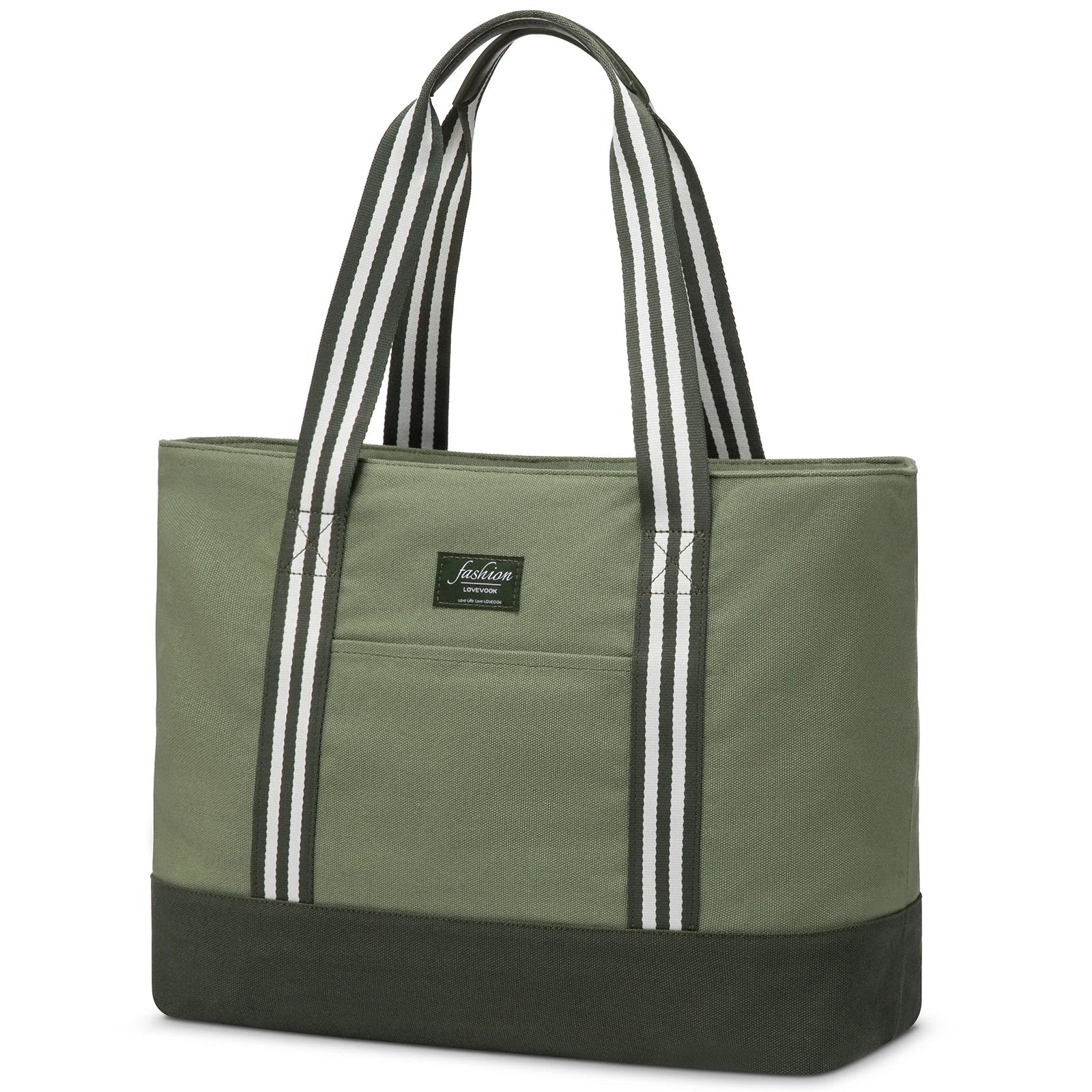 HKM-905491 Custom Fashion Canvas Laptop Bag for Women - Large Capacity Handbag for School and Business (15.6in, 17in)