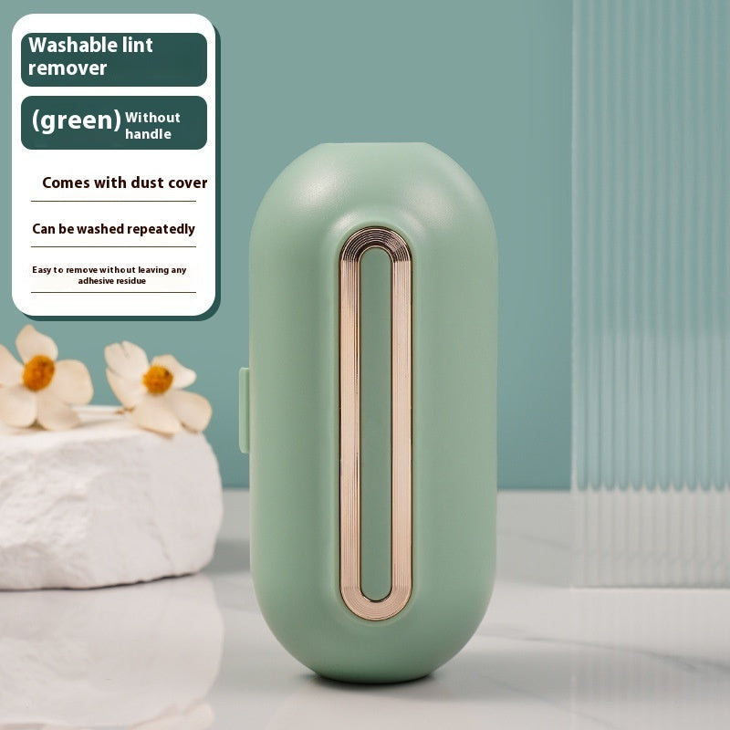 HKM-9056317 Portable Washable Hair Collector with Eco-Friendly Handle in Light Green and White Gold