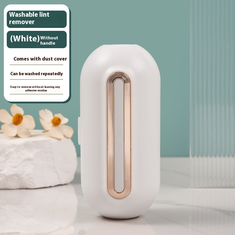 HKM-9056317 Portable Washable Hair Collector with Eco-Friendly Handle in Light Green and White Gold