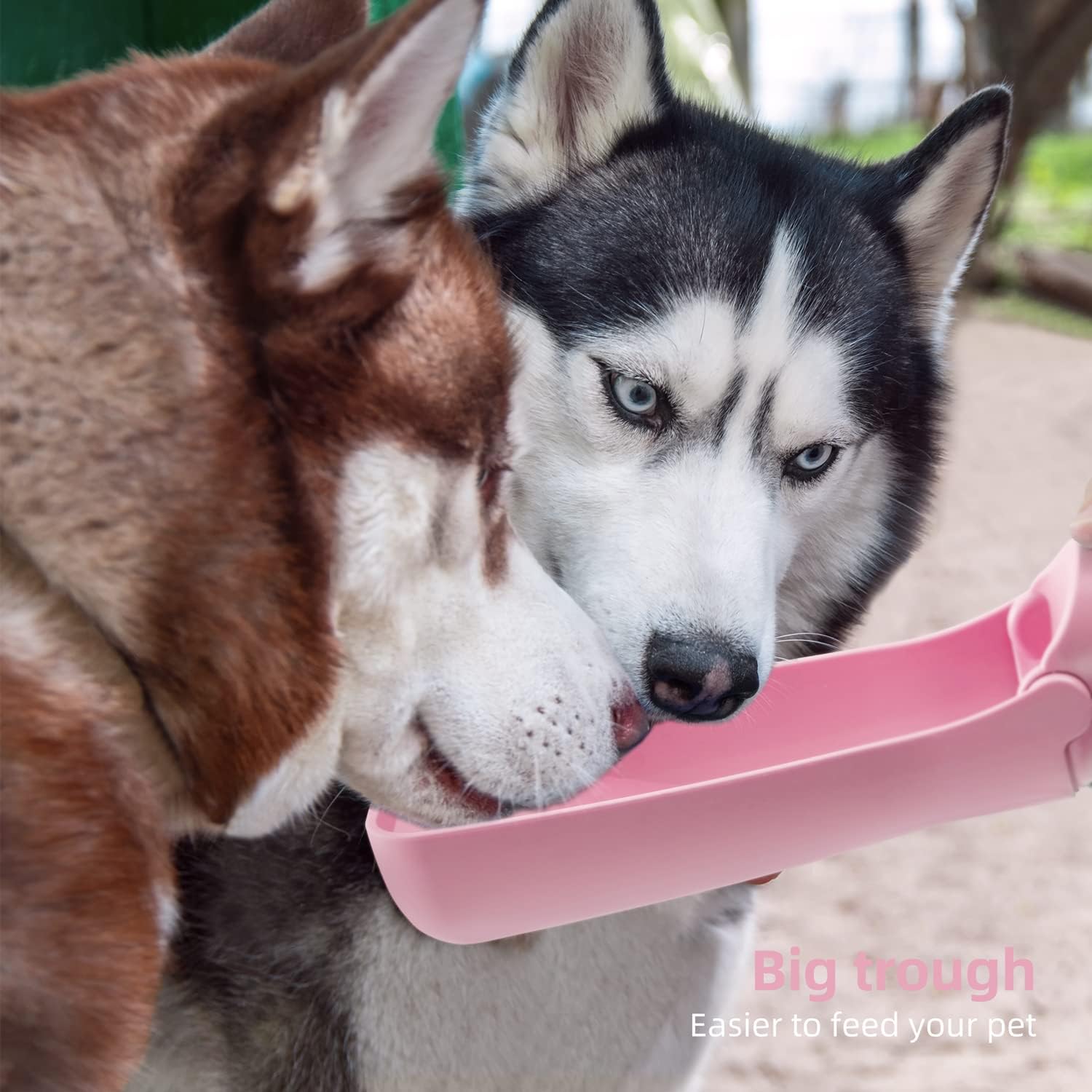HKM-9057981 Portable Dog Water Bottle with Leak-Proof Design, Foldable Pet Water Dispenser for Small to Large Dogs