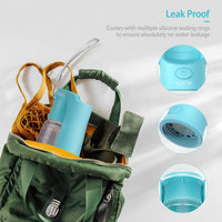 HKM-9057981 Portable Dog Water Bottle with Leak-Proof Design, Foldable Pet Water Dispenser for Small to Large Dogs