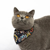 HKM-9058109 Brown Cowboy Hat with Triangle Scarf for Pets - Various Sizes Available