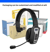 HKM-905939 Wireless Noise Cancelling Headset with Mute Microphone for Mobile Use and Office Communication
