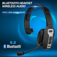 HKM-905939 Wireless Noise Cancelling Headset with Mute Microphone for Mobile Use and Office Communication