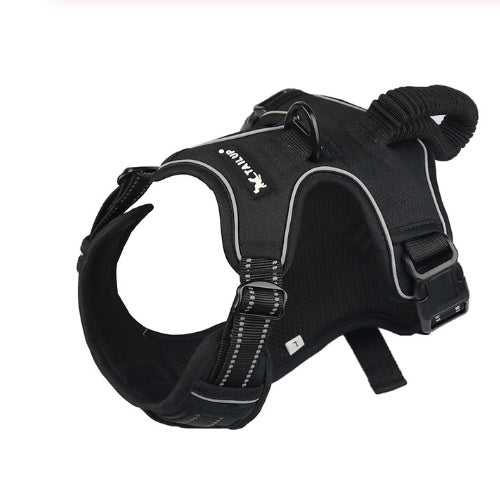 HKM-9059773 Durable Double Stack Pet Chest Strap with Wear-Resistant Fabric - Available in Multiple Colors and Sizes