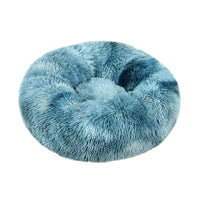 HKM-9060541 Plush Round Cat Litter Kennel - Soft Cloth Pet Nest in 40cm and 50cm Sizes