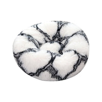 HKM-9060541 Plush Round Cat Litter Kennel - Soft Cloth Pet Nest in 40cm and 50cm Sizes