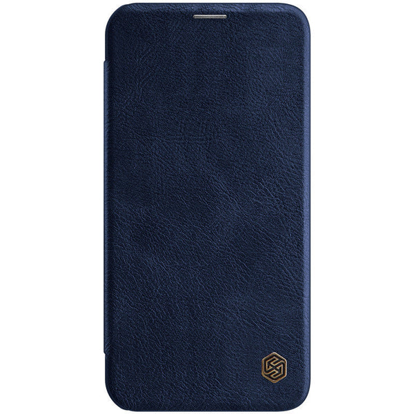 HKM-906195 Nalkin Qin Series Flip Leather Case for iPhone 12 Pro Max - Solid Color Business Style