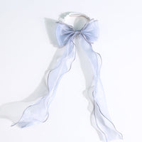 HKM-9062461 Polka Dot Bowknot Adjustable Cat Collar with Organza Detail in Princess Style