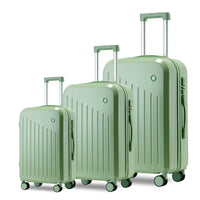 HKM-906323 3-Piece Spinner Luggage Set with Matching Carry-On - Sleek and Functional Travel Solution