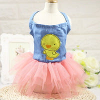 HKM-9064637 Striped Mesh Skirt Dress for Small Dogs and Cats ¨C Available in Various Colors and Sizes