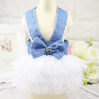 HKM-9064637 Striped Mesh Skirt Dress for Small Dogs and Cats ¨C Available in Various Colors and Sizes