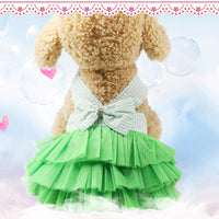 HKM-9064637 Striped Mesh Skirt Dress for Small Dogs and Cats ¨C Available in Various Colors and Sizes