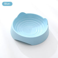 HKM-9066429 Plastic Ear Thread Pet Bowl - Available in Small (15x4.5cm) and Large (19.5x5.8cm) Sizes, Ideal for Pets in Green, Pink, and Blue