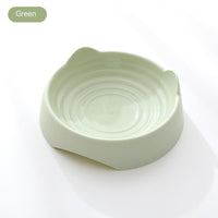 HKM-9066429 Plastic Ear Thread Pet Bowl - Available in Small (15x4.5cm) and Large (19.5x5.8cm) Sizes, Ideal for Pets in Green, Pink, and Blue