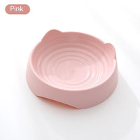 HKM-9066429 Plastic Ear Thread Pet Bowl - Available in Small (15x4.5cm) and Large (19.5x5.8cm) Sizes, Ideal for Pets in Green, Pink, and Blue