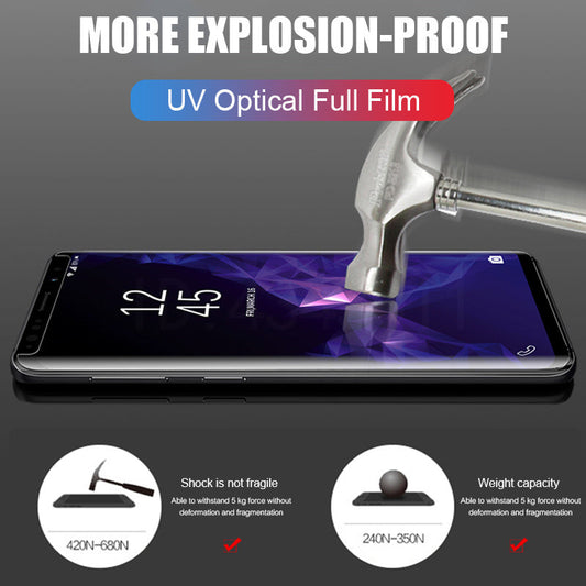 HKM-906643 S9UV Tempered Glass Film with Ultra-High Transmittance and 9H Scratch Resistance