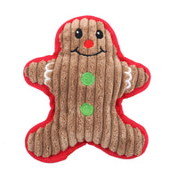HKM-9067069 Plush Dog Toy with Sound Generator for Dental Health and Interactive Play