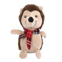 HKM-9067069 Plush Dog Toy with Sound Generator for Dental Health and Interactive Play