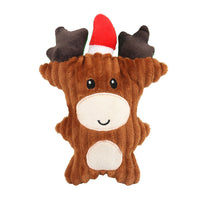 HKM-9067069 Plush Dog Toy with Sound Generator for Dental Health and Interactive Play