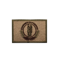 HKM-906771 Embroidered Cloth Stickers with Velcro Epaulets for Clothing - Louisiana, Montana, Minnesota Designs