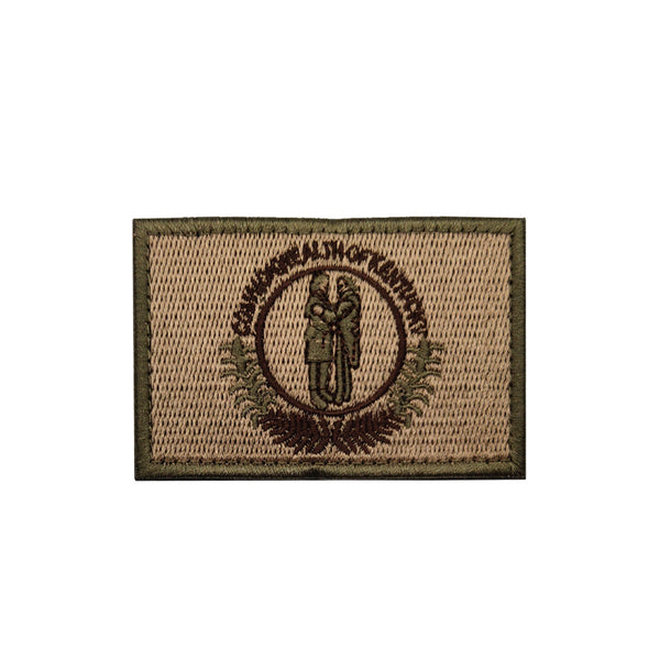 HKM-906771 Embroidered Cloth Stickers with Velcro Epaulets for Clothing - Louisiana, Montana, Minnesota Designs