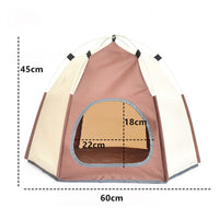HKM-9071037 Hexagon Shaped Cloth Pet Tent Nest for Cozy Indoor Retreat