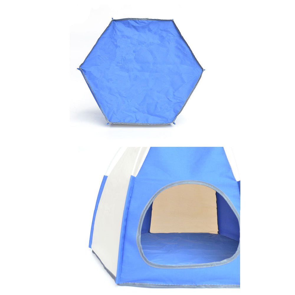 HKM-9071037 Hexagon Shaped Cloth Pet Tent Nest for Cozy Indoor Retreat