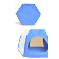 HKM-9071037 Hexagon Shaped Cloth Pet Tent Nest for Cozy Indoor Retreat