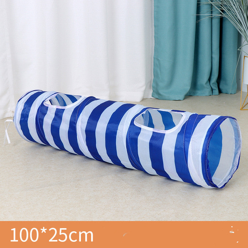 HKM-9071293 Universal Donut Cat Nest Tunnel for All Seasons - Various Colors and Styles Available