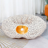 HKM-9071293 Universal Donut Cat Nest Tunnel for All Seasons - Various Colors and Styles Available