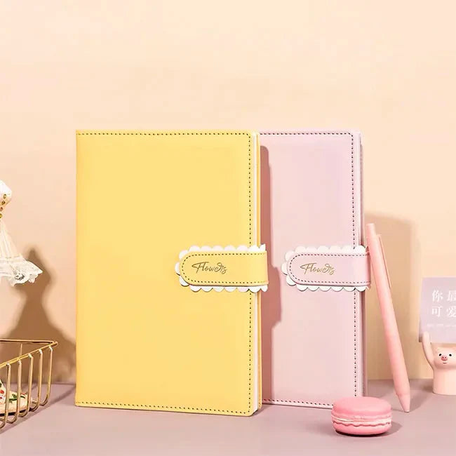 HKM-907219 Custom A5 PU Leather Planner Notebook with Elastic Band