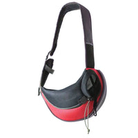 HKM-9073469 Breathable Mesh Pet Backpack for Cats and Dogs - Portable Travel Carrier in Red, Green, and Black