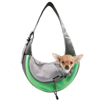 HKM-9073469 Breathable Mesh Pet Backpack for Cats and Dogs - Portable Travel Carrier in Red, Green, and Black