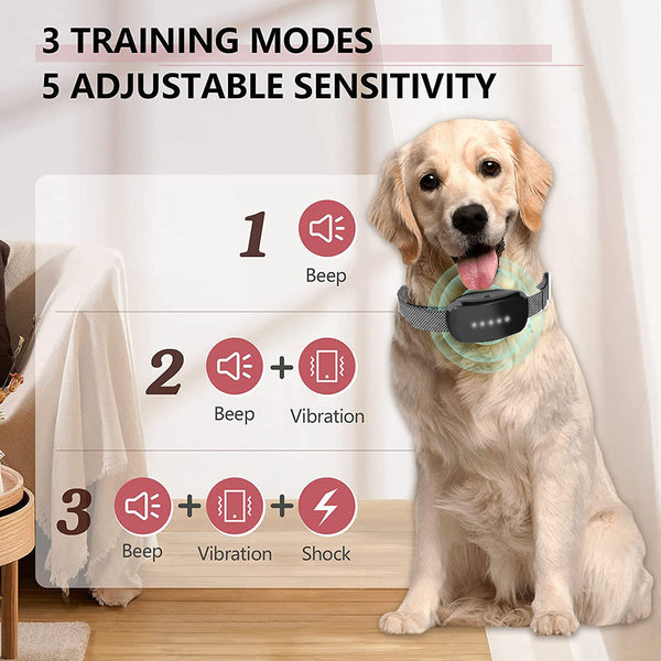 HKM-9073981 Small Smart Bark Stopper with Precision Control - Safe and Non-Harmful for Dogs