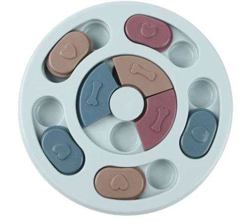 HKM-9075773 Interactive Dog Puzzle Feeder Toy for Small to Medium Dogs ¨C Slow Feeding & Training Game