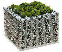 HKM-907603 Welded Stone Gabion Cage Planter 200x100x50 cm for Garden and Landscaping