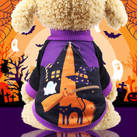 HKM-9076157 Halloween-Themed Pet Clothes for Dogs and Cats with Comfort Design
