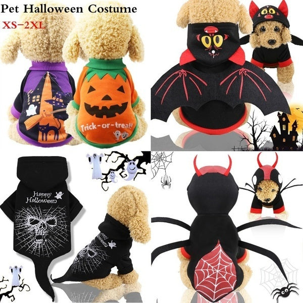 HKM-9076157 Halloween-Themed Pet Clothes for Dogs and Cats with Comfort Design