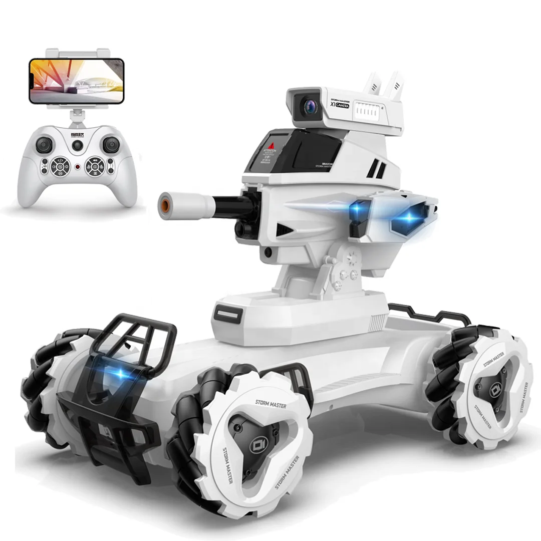 HKM-907667 Remote Control Drift Tank with Integrated Camera for Indoor and Outdoor Use
