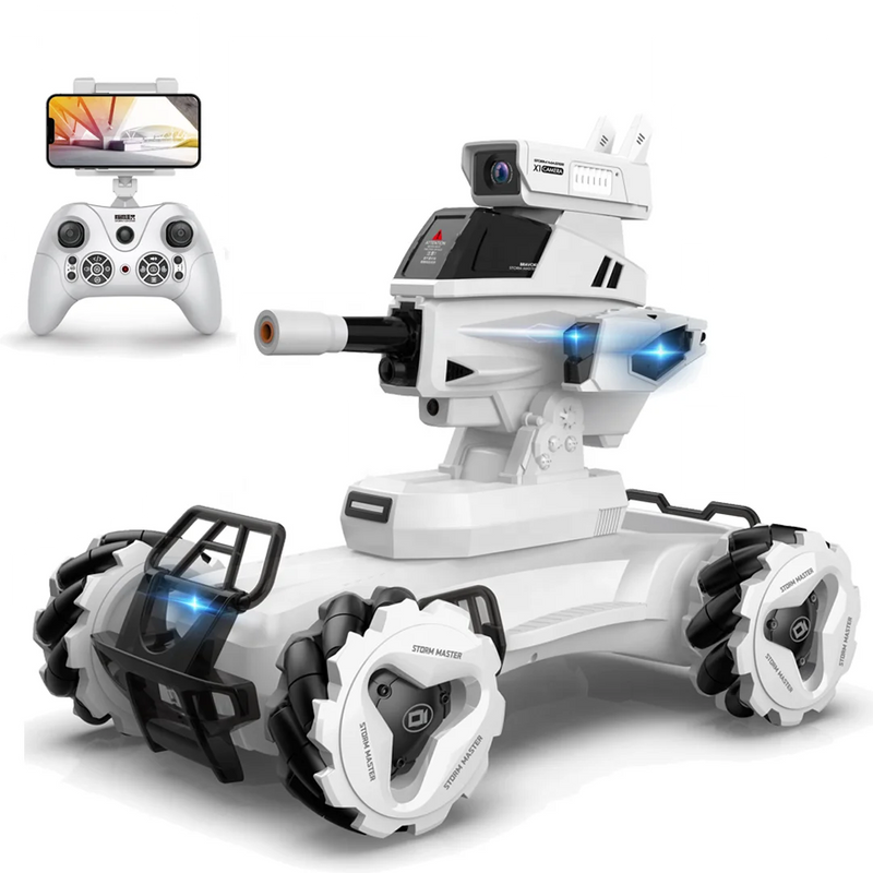 HKM-907667 Remote Control Drift Tank with Integrated Camera for Indoor and Outdoor Use