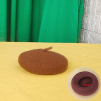 HKM-9076797 Small Breathable Pet Hat - Wool Blend, Multiple Colors Available, 13CM Diameter