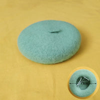 HKM-9076797 Small Breathable Pet Hat - Wool Blend, Multiple Colors Available, 13CM Diameter