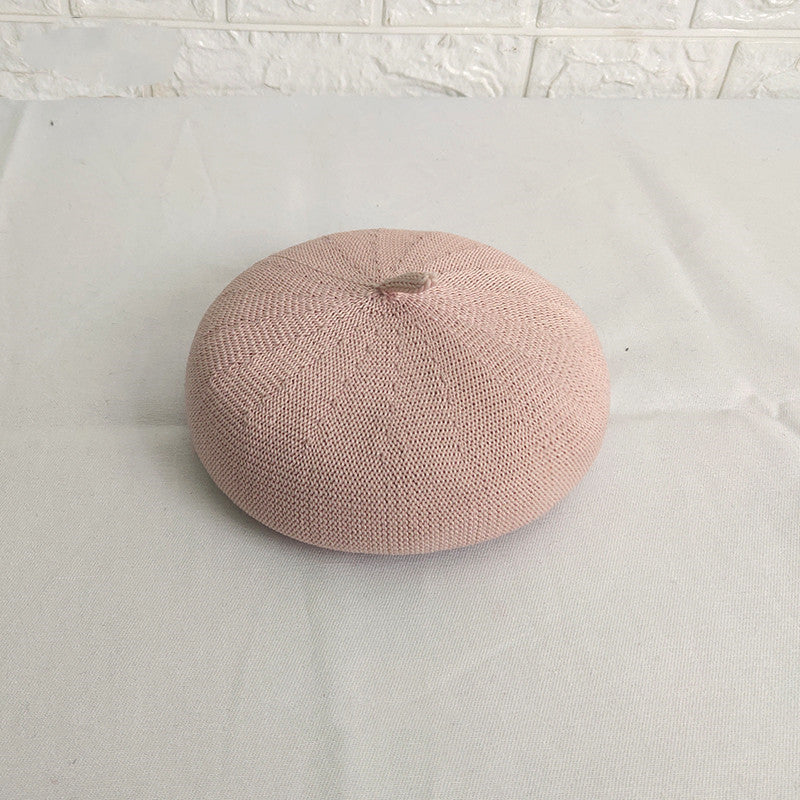 HKM-9076797 Small Breathable Pet Hat - Wool Blend, Multiple Colors Available, 13CM Diameter