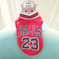 HKM-9077565 Fashionable Breathable Pet Sweatshirt Vest in Black and Red - Sizes S to XXL