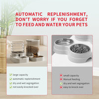 HKM-9077821 Large Capacity Automatic Pet Food and Water Dispenser for Outdoor Use