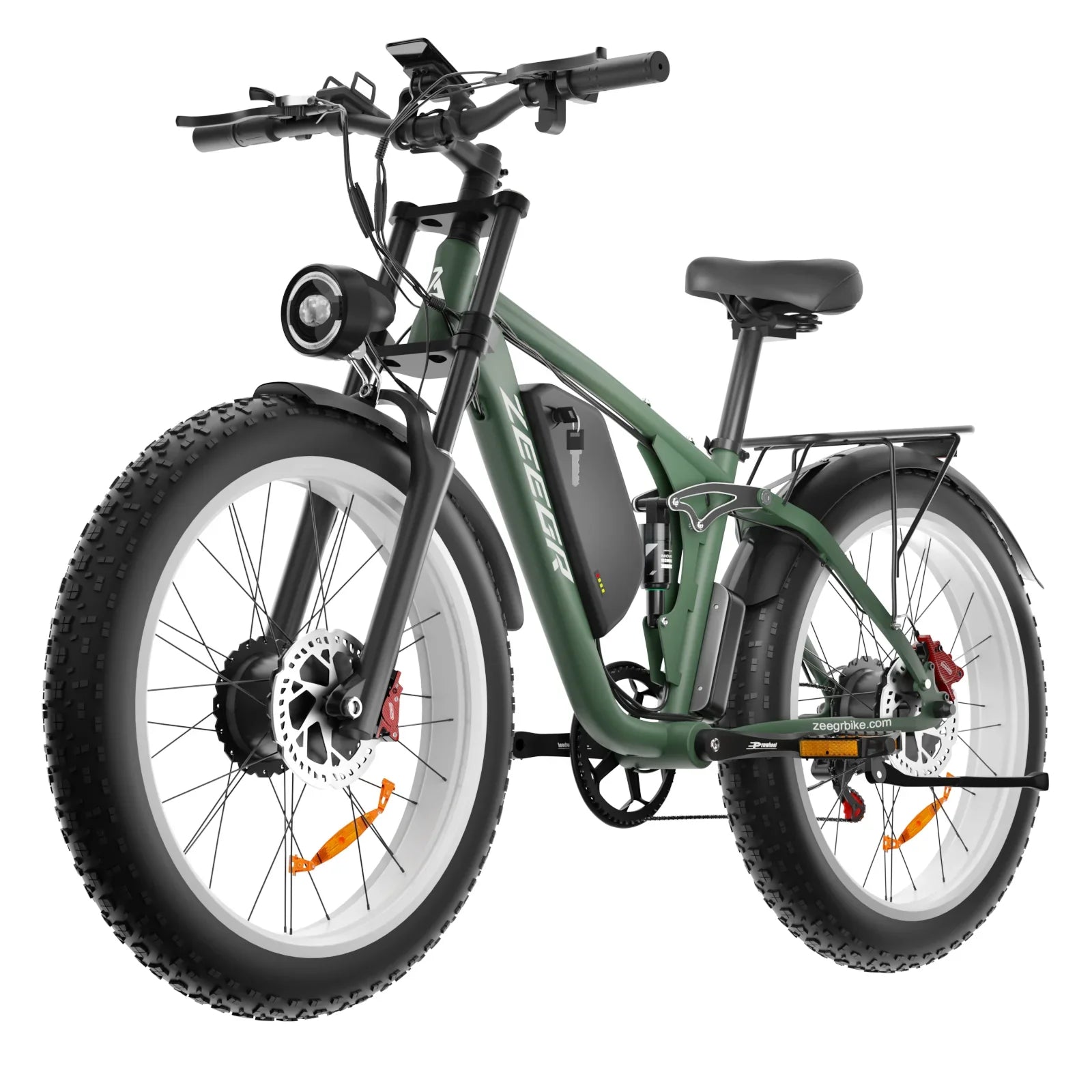 HKM-907795 Electric Mountain Bike 2000W 52V 22.4Ah Aluminum Alloy Frame 26-Inch 7-Speed Shimano with Hydraulic Disc Brakes
