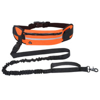 HKM-9079229 Reflective Waist Bag for Cats and Dogs with Traction Rope - Nylon Material, Scalable, Available in Multiple Colors
